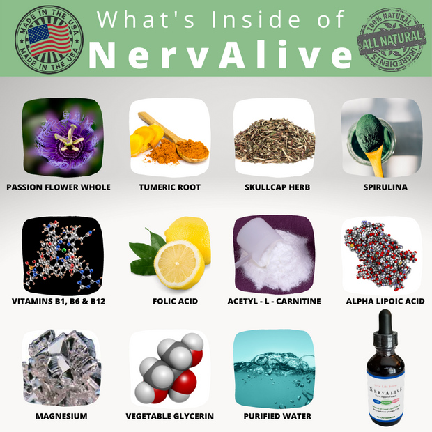 NERVALIVE NERVE HEALTH SUPPLEMENT (2 BOTTLE BUNDLE)